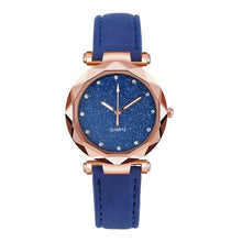 Load image into Gallery viewer, Womens watches Ladies fashion Colorful Ultra-thin leather rhinestone analog quartz watch Female Belt Watch YE1