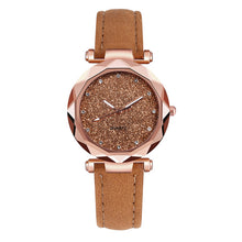 Load image into Gallery viewer, Womens watches Ladies fashion Colorful Ultra-thin leather rhinestone analog quartz watch Female Belt Watch YE1