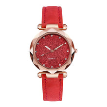 Load image into Gallery viewer, Womens watches Ladies fashion Colorful Ultra-thin leather rhinestone analog quartz watch Female Belt Watch YE1