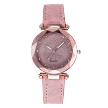 Load image into Gallery viewer, Womens watches Ladies fashion Colorful Ultra-thin leather rhinestone analog quartz watch Female Belt Watch YE1